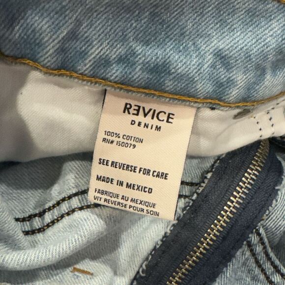 Revice Yin Yang Tokyo Wash Crops Full Zip 2 Toned Jeans Size 26 - Picture 6 of 9